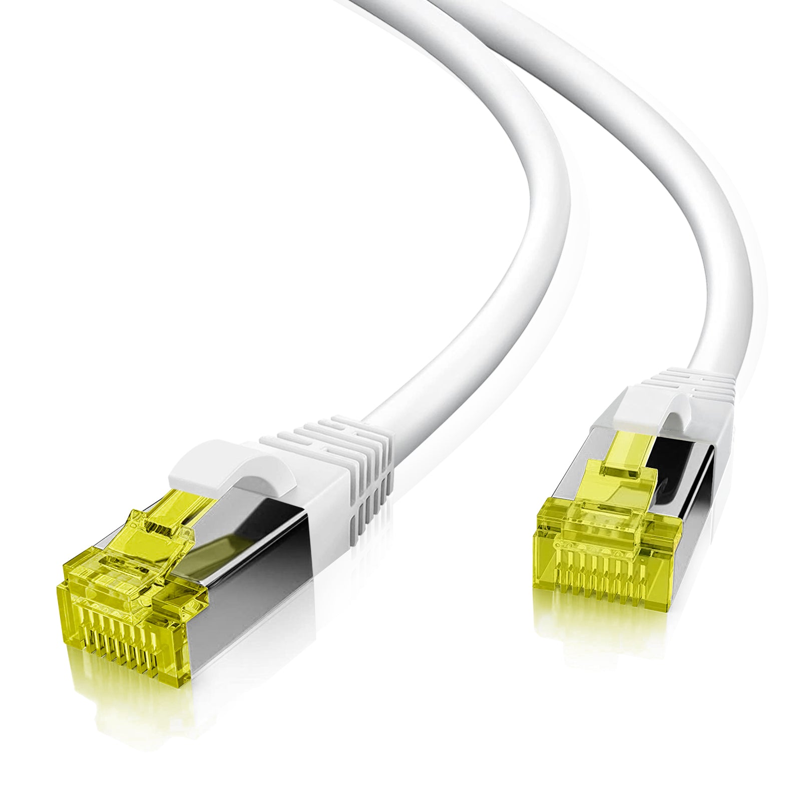 Helos ultra flex Patchkabel S/FTP Cat 6a TPE weiß 15,0m Helos ultra flex Patchkabel S/FTP Cat 6a TPE weiß 15,0m